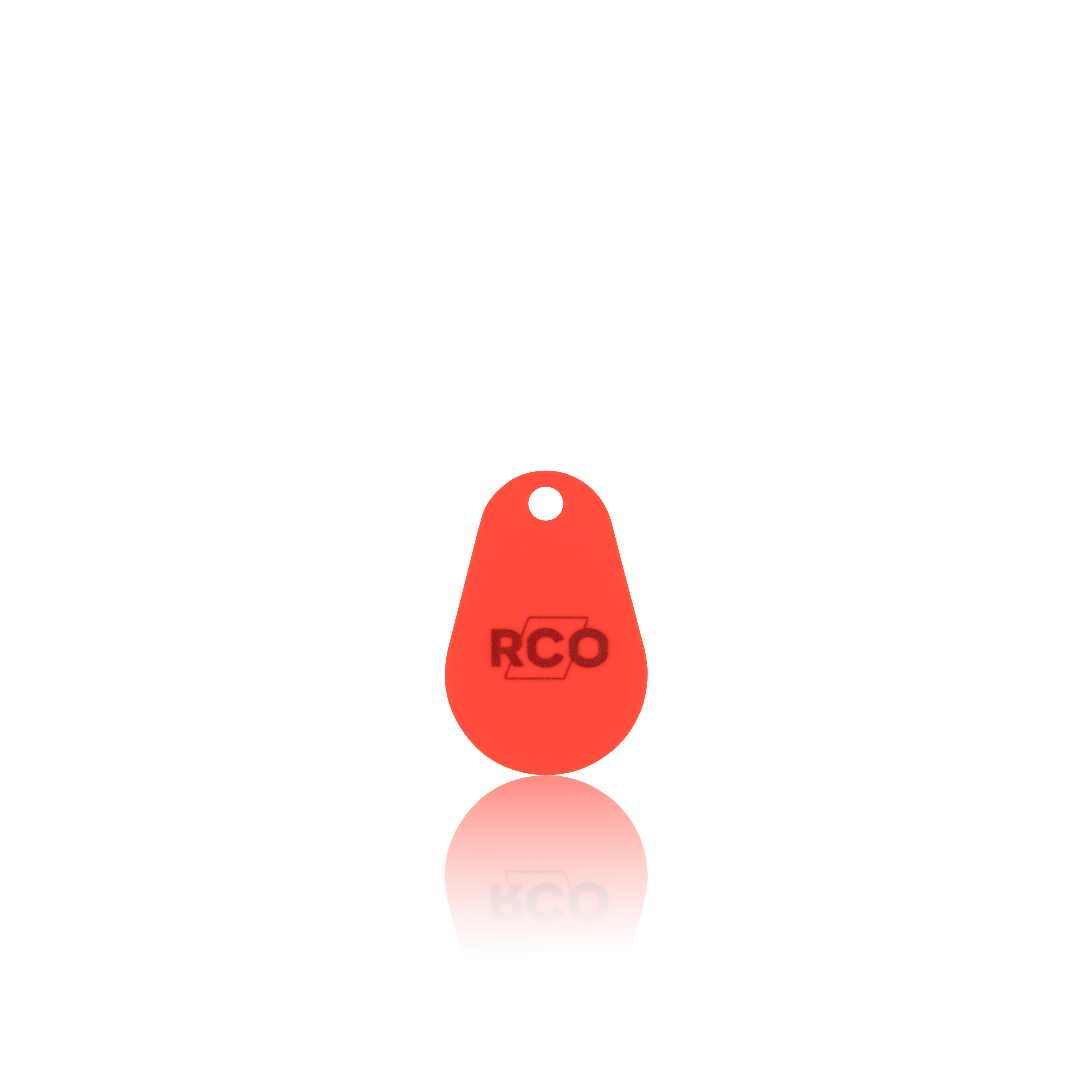 RCO COMBI-TAG RØD 4K Nøkkelringstag m/samme ID for MiFare/EM
