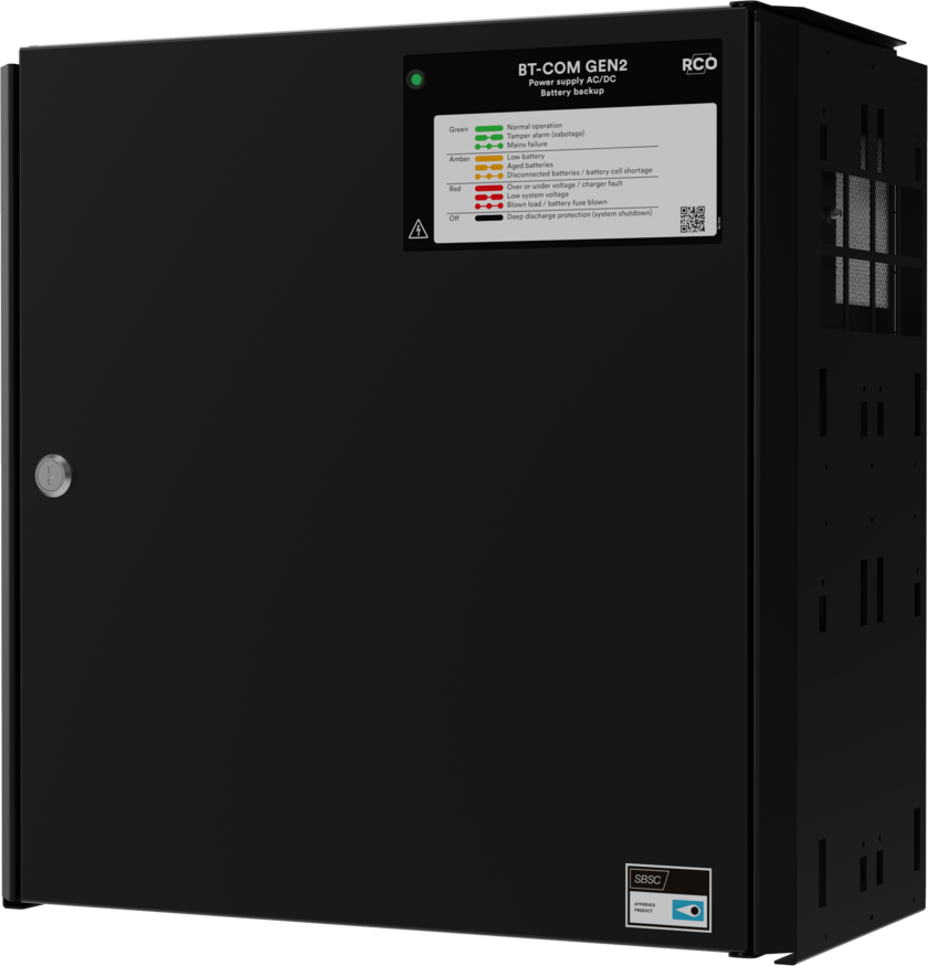 BT-25-L COM Gen2 Strømforsyning 25A 24V ekskl. 2x45Ah batterier