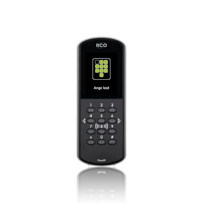 MIF-509KS Leser svart u/TB485 MiFare/Desfire m/kode ID/Sector