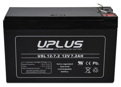 Batteri 12V 7,2Ah. 10-12år High Performance