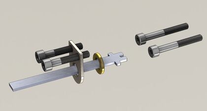 LockR-CYL-A inst.-knob Til LockR-83/85 med vrider på innsiden