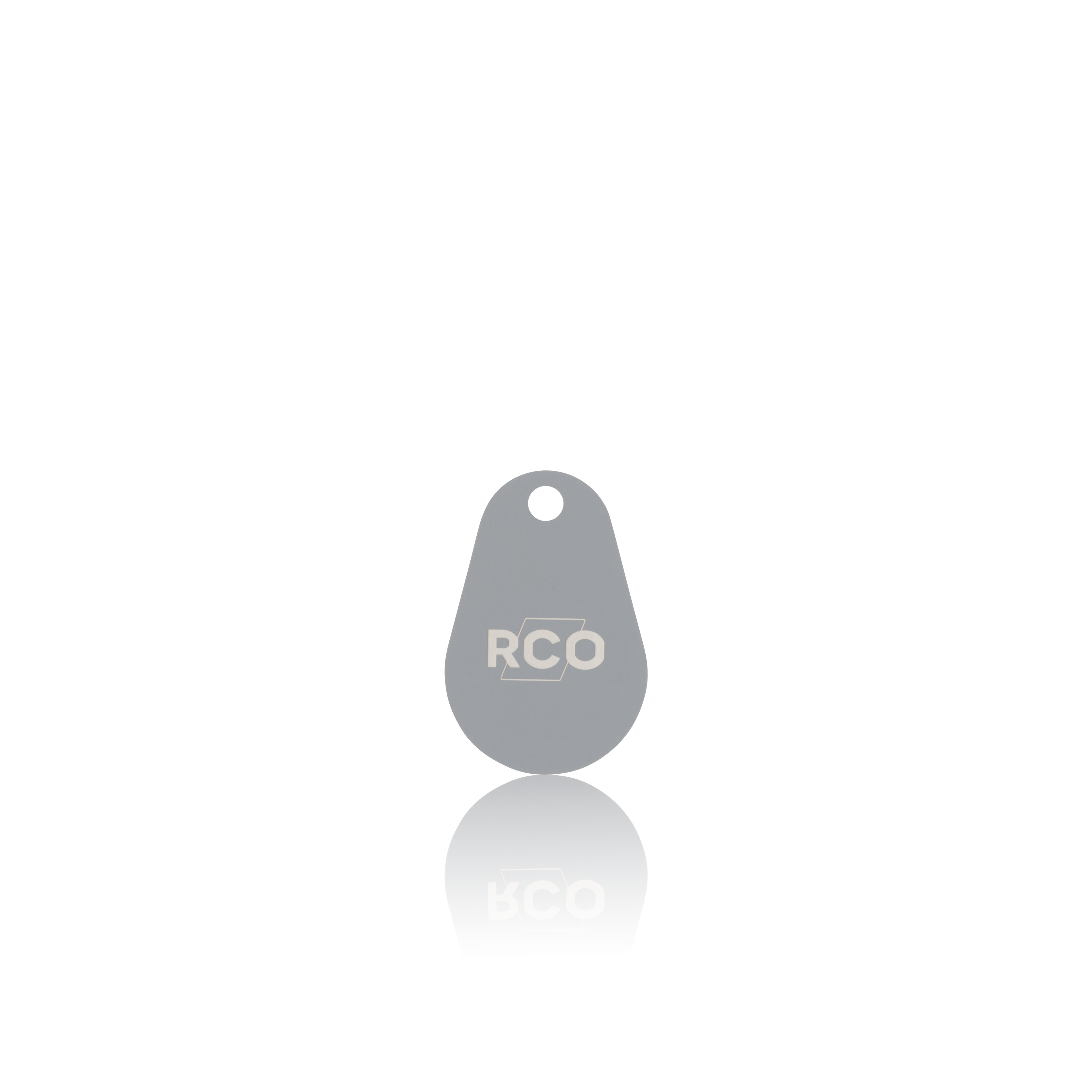 RCO COMBI-TAG GRÅ 4K Nøkkelringstag m/samme ID for MiFare/EM