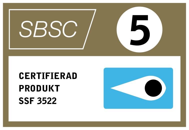 SBSC-sertifisert produktklasse 5-logo