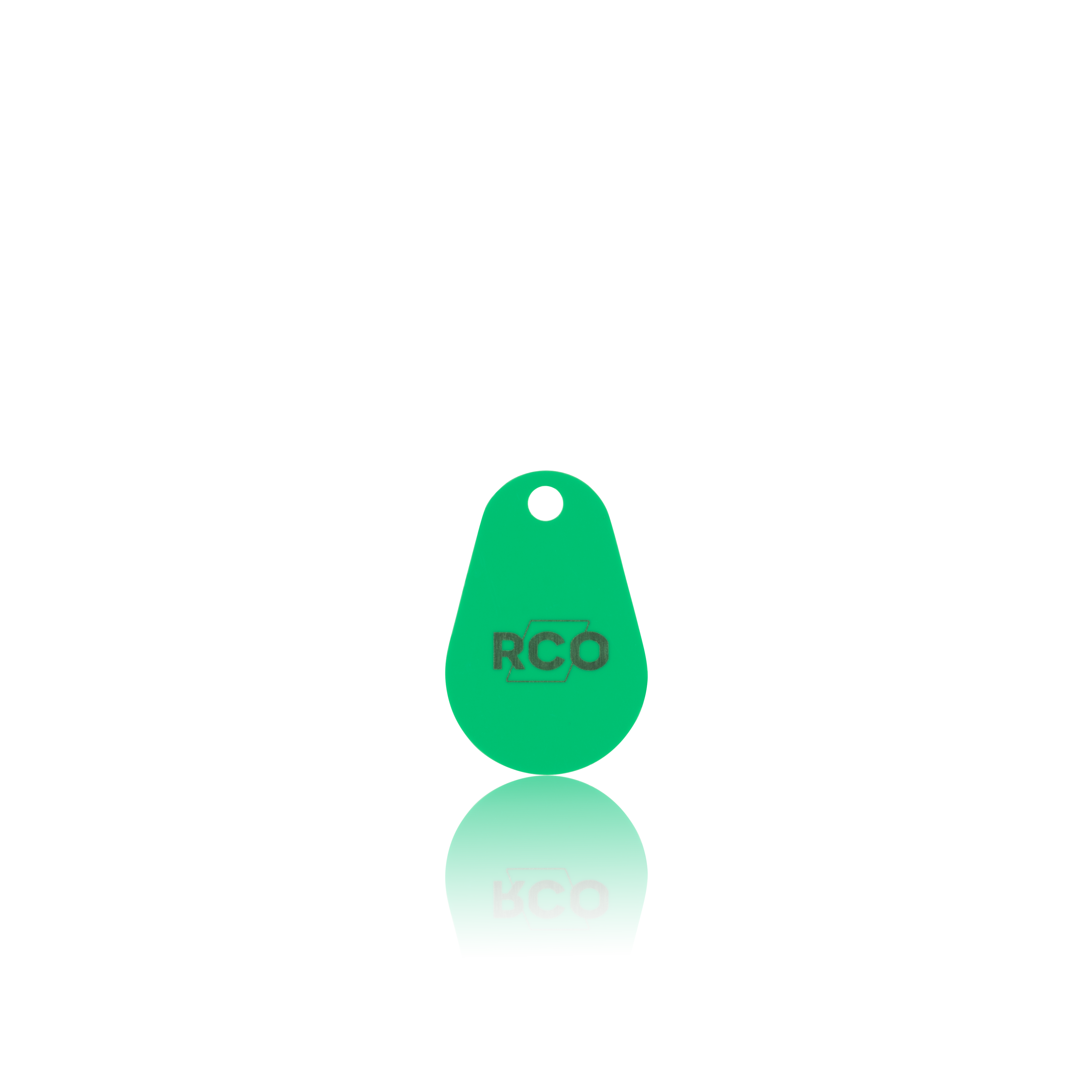 RCO COMBI-TAG GRØNN 4K Nøkkelringstag m/samme ID for MiFare/EM